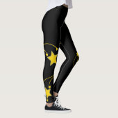Black Yellow Stars Leggings (Rechts)