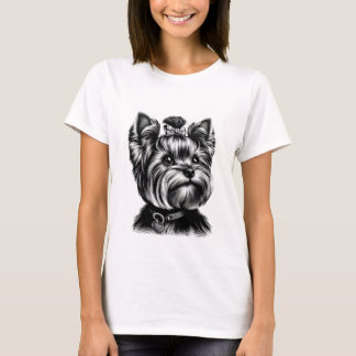 Black Yorkshire Terrier Zomer T-shirt