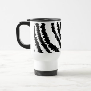 Black Zebra Print Pattern. Reisbeker