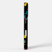 Black ZIA Collage iPhone 16 Protective coque NM (Verso / Droite)