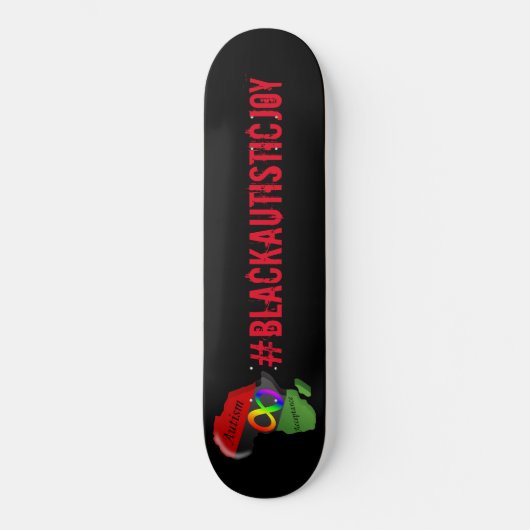 #BlackAutisticJoy Skateboard (Voorkant)