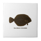 Blackback Flounder Tegeltje (Voorkant)