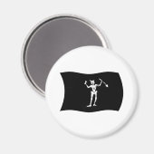 Blackbeard Flag Magnet Magneet (Voorkant / Achterkant)