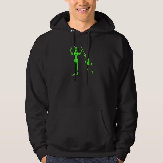 Blackbeard - Groen Hoodie (Voorkant)