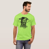 Blackbeard le T-shirt de pirate (Devant entier)