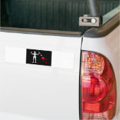 Blackbeard Pirate Flag Edward Teach Bumpersticker (Op Truck)
