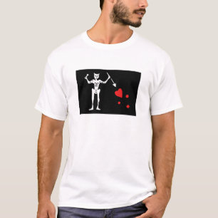 Blackbeard Pirate FLag T-shirt