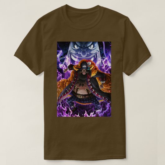 Blackbeard uit één stuk t-shirt (Design voorkant)
