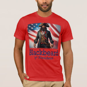 Blackbeard voor President T-shirt