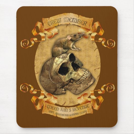 Blackbeards Crew Muismat (Voorkant)