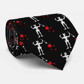 Blackbeard's vlag Necktie Stropdas (Opgerold)