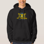 Blackbeardu2019s Castle Palm Trees St Thomas Virgi Hoodie (Voorkant)