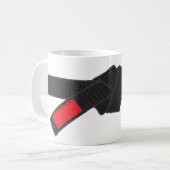 Blackbelt Jiu-Jitsu koffie mok (Voorkant links)