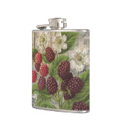 Blackberries Bloementuin Bloemvlinder Kunst Heupfles (Links)