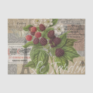 Blackberries Bloementuin Bloemvlinder Kunst Tissuepapier