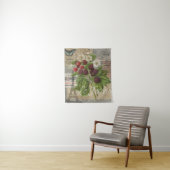 Blackberries Bloementuin Bloemvlinder Kunst Wandkleed (In situ)