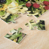 Blackberries en Honeysuckle in het Engels Land Legpuzzel (Zijkant)