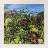 Blackberries en Honeysuckle in het Engels Land Legpuzzel (Verticaal)