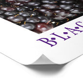 Blackberries Kitchen Art Poster (Hoek)