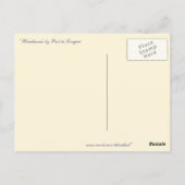 "Blackberries" van Paul de Longpré Briefkaart (Achterkant)