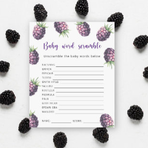 BlackBerry - Baby Word Scramble spel