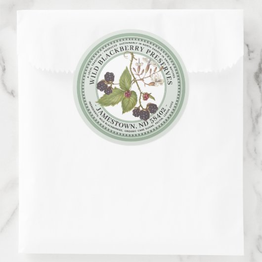 Blackberry behoudt Label Jam 1930 Green (Tas)