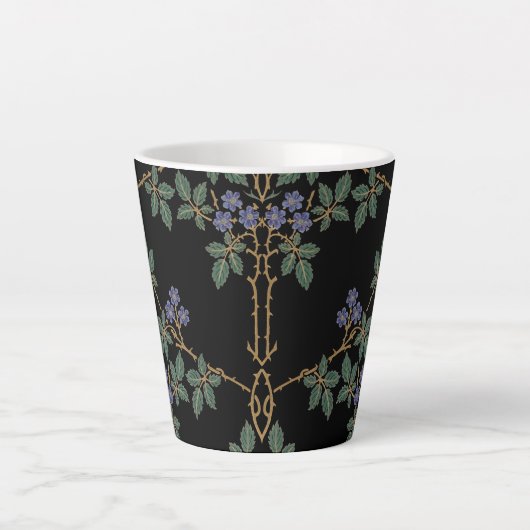 Blackberry Climate Vine William Morris Latte Mok (Voorkant)
