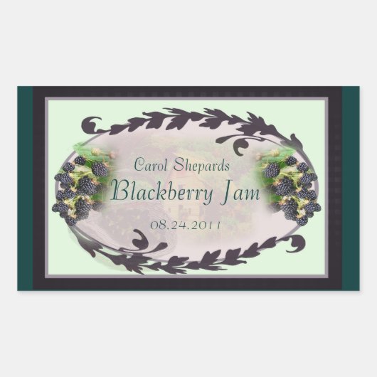 Blackberry Country 1a aanpasbaar label (Voorkant)