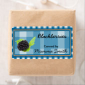 Blackberry Custom Canning Étiquettes (En situation)