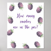 Blackberry - devinez combien de bonbons Poster (Devant)