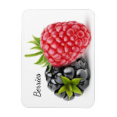 Blackberry en frambozen magneet (Verticaal)