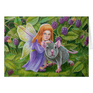 Blackberry Fairy and Pet Mouse