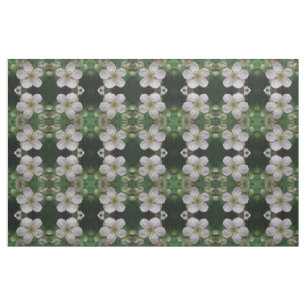 Blackberry Flower Macro Floral Patterned Fabric Stof