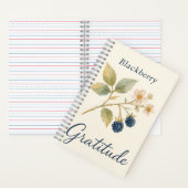 Blackberry — Gratitude  Notitieboek (Binnen)