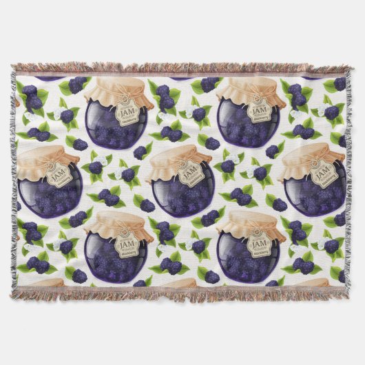 Blackberry Jam Deken (Voorkant)