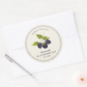 BlackBerry Jam Jar Canning Label (Envelop)