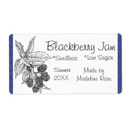 BlackBerry Jam Jar Label (Aangepast)