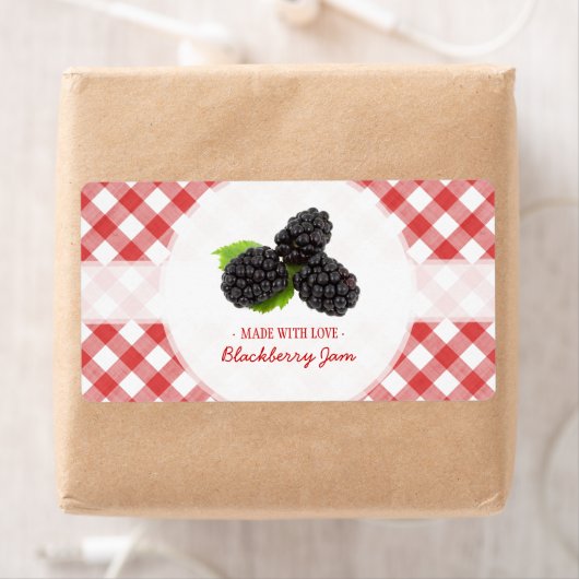 Blackberry Jam label (Insitu)