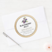 BlackBerry Jam of Jelly Canning Jar Label (Envelop)