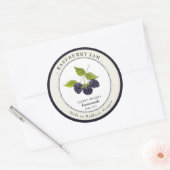 Blackberry Jam potje Canning label (Envelop)