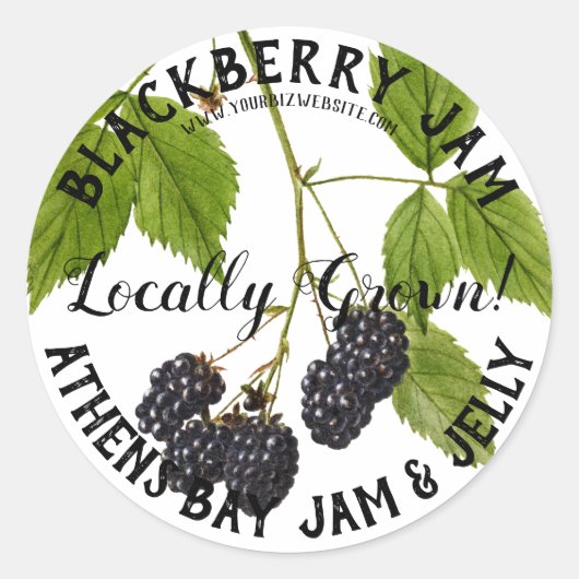 BlackBerry Jam Product Business Label (Voorkant)