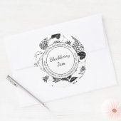 Blackberry Jam Sketch Modern label (Envelop)