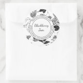 Blackberry Jam Sketch Modern label (Tas)