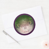 Blackberry-label 4 ronde sticker (Envelop)