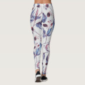 Blackberry-takken:  Waterverf. Leggings (Achterkant)