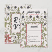 Blackberry vintage automne RSVP (Devant / Derrière)