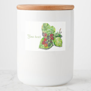 BlackBerry Voedselcontainer Etiket