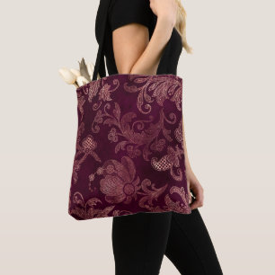 Blackberry Wine Patroon Draagtas