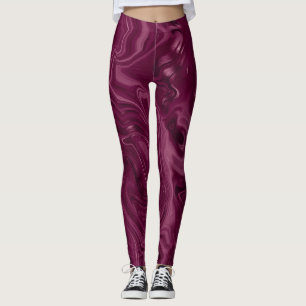 Blackberry Wine Patroon Leggings