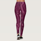Blackberry Wine Pattern  Leggings (Achterkant)